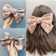 Double layer big bow hair clip daisy Korean style