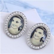 occidental style fashion  concise all-Purpose woman temperament ear stud