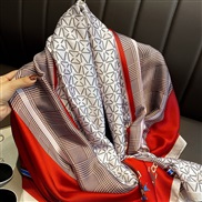 (  red)summer scarves woman thin style long imitate silk scarf shawl summer long style warm ornament Sunscreen beach
