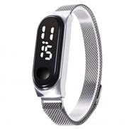 ( Silver)led watch at...
