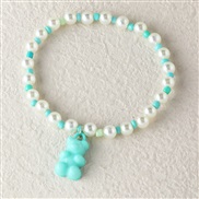 (BZhulan) occidental style fashion color elly samll bracelet  small fresh Pearl color beads splice