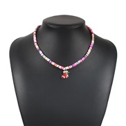 ( Color)occidental style christmas necklace  christmas tree chain creative fashion enamel woman