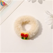 ( Plush )ins christmas velvet rope Autumn and Winter occidental style day lovely imitate circle