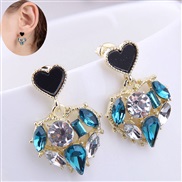 Korean style fashion sweetOL concise bright sweet love personality ear stud