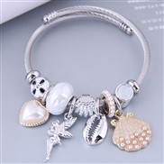 ( white ) occidental style fashion  Metal all-Purpose Peach heart angel more elements pendant accessories temperamen