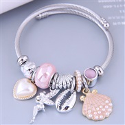 ( color ) occidental style fashion  Metal all-Purpose Peach heart angel more elements pendant accessories temperame