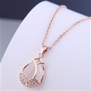 Korean style fashion sweetOL concise tulip personality necklace