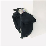 ( black) diamond bow eadband Korean style fashion Cloth candy colors head adies temperament