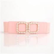 ( Pink)woman Tightness belt ornament Dress brief all-Purpose fashion Waist retraction width Girdle lady belt