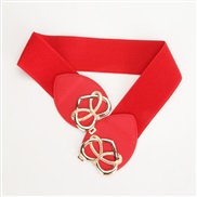 ( red)lady Tightness belt fashion all-Purpose ornament Dress brief Waist retraction width Girdle