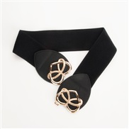 ( black)lady Tightness belt fashion all-Purpose ornament Dress brief Waist retraction width Girdle