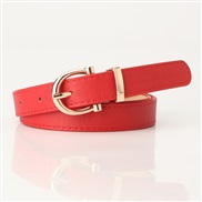 ( red)  lady Korean style fashion belt student Cowboy ornament belt Clothing collocation belt woman