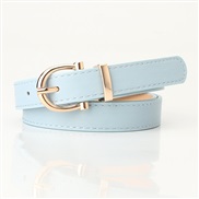 ( blue)  lady Korean style fashion belt student Cowboy ornament belt Clothing collocation belt woman