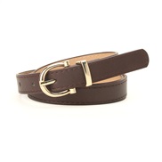 ( Brown)  lady Korean style fashion belt student Cowboy ornament belt Clothing collocation belt woman