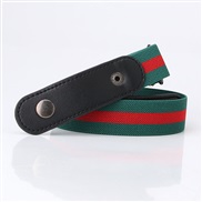 ( red and green) Seamlessins wind belt woman summer ornament Cowboy fashion lady belt Tightness invisible belt