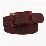 (Coffee )high quality silica gel belt  man woman belt plastic buckle candy colors Metal  belt