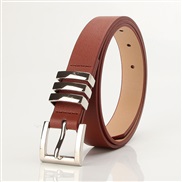 (105cm)( camel)occidental style fashion trend style lady belt all-Purpose classic square Cowboy belt belt woman