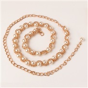 (Gold)Pearl chain wom...