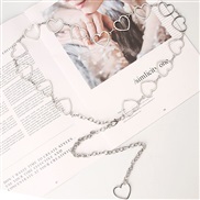 ( Silver)Metal chain  fitting  all-Purpose Dress fashion love Modeling chain