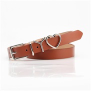 (2.3+105cm)( camel)woman belt fashion trend all-Purpose star same style Word Metal love buckle ornament Suit belt