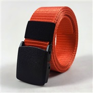 . color Nylon Outdoor belt man fashionPO plastic buckle belt