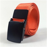 (120cm)( gold buckle). color Nylon Outdoor belt man fashionPO plastic buckle belt