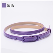 (105cm)( purple)spring summer  belt candy colors leather color belt lady ornament belt