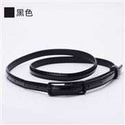 (105cm)(  black) style lady belt day Word bucklePU belt lady belt ornament
