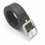 ( black)Korean style leisure belt  manPU day Word buckle belt  man Korean style Cowboy fitting  belt  belt