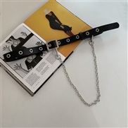 (+)punk wind Modeling chain bag bag belt trend fashion all-Purpose lady belt samll belt