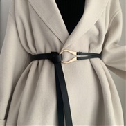 ( black)trend buckle belt woman belt brief all-Purpose fashion samll belt