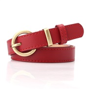 ( red) style lady fashion all-Purpose sweater big Dress ornament belt  student belt leisure buckle belt