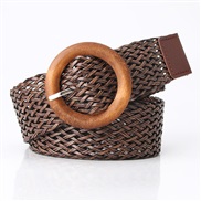 ( Brown)new lady ethnic style weave belt woman all-Purpose fashion weave belt ornament belt