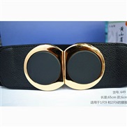 (60-80cm)(A  black)lady fashion Tightness width Girdle  elasticity ornament buckle belt  velvet Dress belt