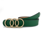 ( green)Korean style temperament width woman belt lady ornament all-Purpose big Dress Waist retraction Girdle lady belt