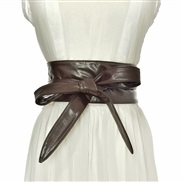 (100-135CM)occidental style Autumn and Winter width belt  lady fashion all-Purpose ornament belt  bow belt Girdle