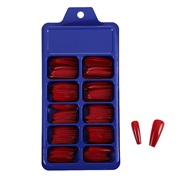 ( red)summer candy pure color Ballet samll blue fake nails