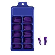 (purple)summer candy pure color Ballet samll blue fake  nail s