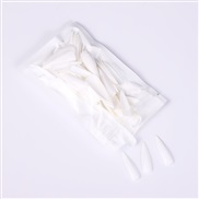 (No.1  white)  long style drop head Wear fake nailsns pure color nail painting