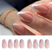 (M 898  French  fake nails) nail  Stcker ear Armor black serpentne end product occdental style long style removable  na