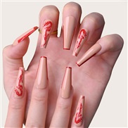 (BKS221 Wear Armor glue style) nail painting end product wind pattern Nail Sticker Wear Armor end product removable Sti