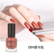 ( 8 ) aterproof Non peelable   nail   polish set sequn  nail  pantngml