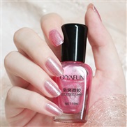(34  light pink )ml Non peelable   nail   polish set aterproof color sequn  nail  pantng