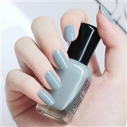(21  Light gray)ml Non peelable   nail   polish set aterproof color sequn  nail  pantng