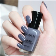 (23 Dark gray)ml Non peelable   nail   polish set aterproof color sequn  nail  pantng