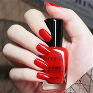 ( 1  red)ml Non peelable   nail   polish set aterproof color sequn  nail  pantng