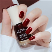 (11  Burgundy) nail   polish summer whiter  No bakng Non peelable  transparent  nail   polish color  nail   polish