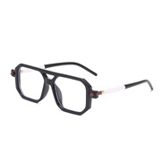 ( Black frame  transparent Lens )style Sunglasses man trend ant-ultravolet polarzed lght hgh-end sunglass man