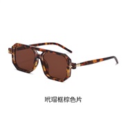 ( frame  brown Lens )style Sunglasses man trend ant-ultravolet polarzed lght hgh-end sunglass man