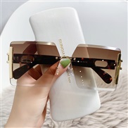 ( frame  Gradual change tea )samll style Korean style Sunglasses fashion sunglass anti-ultraviolet sunglass